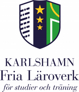 Logotyp för Fria Läroverken i Karlshamn