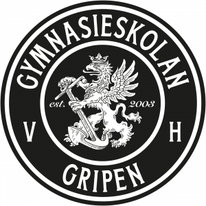 Logotyp för Gymnasieskolan Gripen
