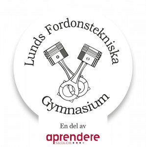 Logotyp för Lunds Fordonstekniska Gymnasium