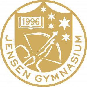 Logotyp för JENSEN Gymnasium Malmö